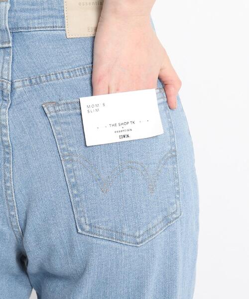 THE SHOP TK (ザ ショップ ティーケー )の「◆【EDWIN別注】スリムデニムパンツ(デニムパンツ・レディース・ネイビー/ホワイト系/ブルー・11/12/13)」の12枚目の写真