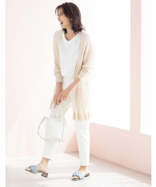 THE SHOP TK (ザ ショップ ティーケー )の「◆【EDWIN別注】スリムデニムパンツ(デニムパンツ・レディース・ネイビー/ホワイト系/ブルー・11/12/13)」の15枚目の写真