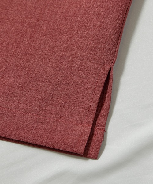 UNION STATION（ユニオンステーション）の「オープンカラー半袖シャツ【AIR LIGHT -Flux version-】（シャツ/ブラウス・メンズ・ネイビー/ライトベージュ/レッド/グレー系その他/ライトブルー・M/L/LL）」の13枚目の写真