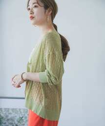 ITEMS URBANRESEARCH | 透かし編みニットカーディガン(カーディガン/ボレロ)