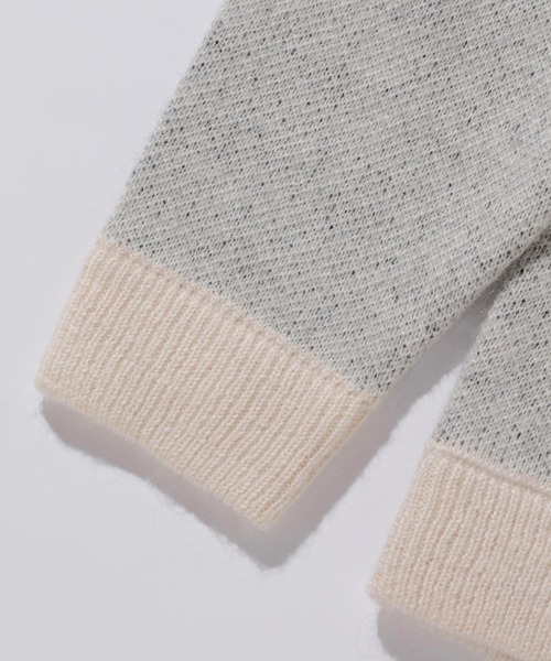 XLARGE（エクストララージ）の「SKULL MOHAIR KNIT（ニット/セーター・メンズ・ブラック/オフホワイト・S/M/L/XL）」の8枚目の写真