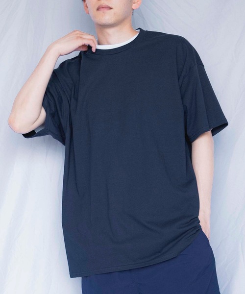 GILDAN（ギルダン）の「6.0オンス ウルトラコットン ヘビーウェイト ビッグTシャツ（Tシャツ/カットソー・メンズ・ネイビー/ホワイト/ブラック/ダークブラウン・XXX-LARGE/X-LARGE/XX-LARGE/LARGE/MEDIUM/SMALL）」の14枚目の写真