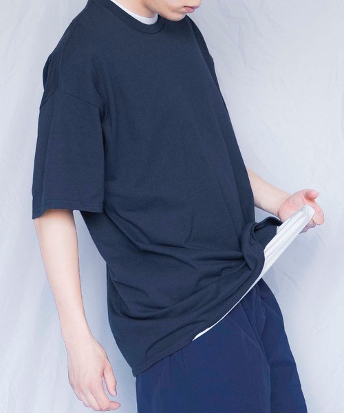 GILDAN（ギルダン）の「6.0オンス ウルトラコットン ヘビーウェイト ビッグTシャツ（Tシャツ/カットソー・メンズ・ネイビー/ホワイト/ブラック/ダークブラウン・XXX-LARGE/X-LARGE/XX-LARGE/LARGE/MEDIUM/SMALL）」の13枚目の写真