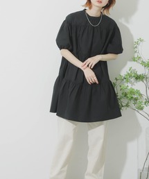 SENSE OF PLACE by URBAN RESEARCH | 【WEB先行販売】ボリュームスリーブティアードチュニック(シャツ/ブラウス)