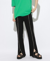 PBLIM | 【PAGEBOYLIM】パイピングリブフレアパンツ(その他パンツ)