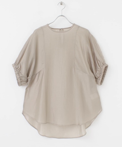 UR Lab.（アーバンリサーチラボ）の「チョウチンスリーブブラウス（シャツ/ブラウス・レディース・チャコールグレー/ピンク/ライトベージュ・FREE）」の18枚目の写真