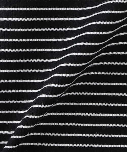 WISM(ウィズム)の「【WEWILL / ウィーウィル】WISM 別注 2.5XL BORDER TEE(Tシャツ/カットソー・メンズ・ホワイト/ブラック/ブルー/ピンク・MEDIUM/LARGE)」の15枚目の写真