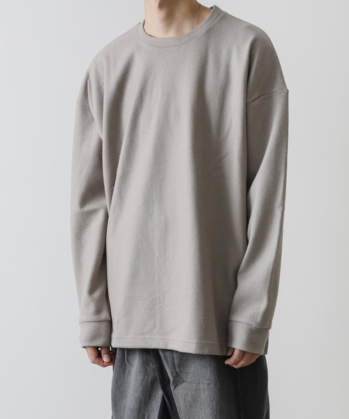 ATTACHMENT（アタッチメント）の「CASHMERE BREND CLOTH CREWNECK PULLOVER L/S（ニット/セーター・メンズ・ブラック/ベージュ/オフホワイト・1/2/3）」の16枚目の写真