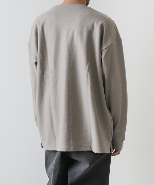 ATTACHMENT（アタッチメント）の「CASHMERE BREND CLOTH CREWNECK PULLOVER L/S（ニット/セーター・メンズ・ブラック/ベージュ/オフホワイト・1/2/3）」の18枚目の写真