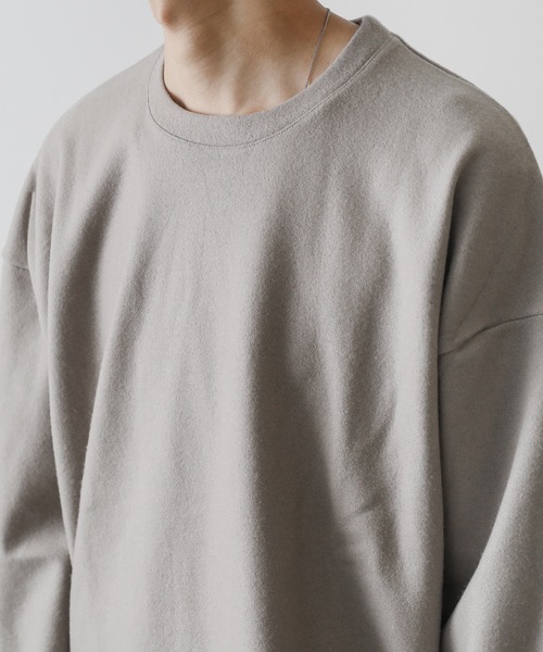 ATTACHMENT（アタッチメント）の「CASHMERE BREND CLOTH CREWNECK PULLOVER L/S（ニット/セーター・メンズ・ブラック/ベージュ/オフホワイト・1/2/3）」の19枚目の写真