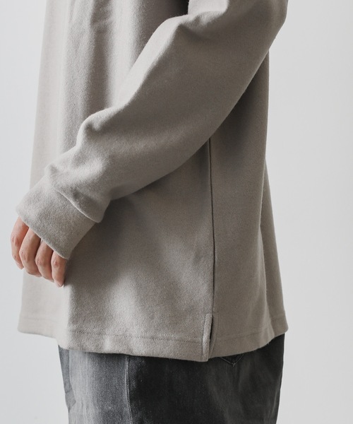 ATTACHMENT（アタッチメント）の「CASHMERE BREND CLOTH CREWNECK PULLOVER L/S（ニット/セーター・メンズ・ブラック/ベージュ/オフホワイト・1/2/3）」の20枚目の写真