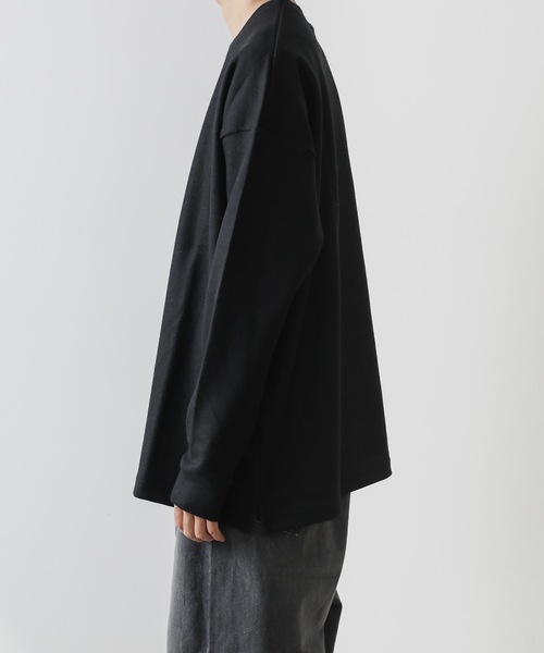 ATTACHMENT（アタッチメント）の「CASHMERE BREND CLOTH CREWNECK PULLOVER L/S（ニット/セーター・メンズ・ブラック/ベージュ/オフホワイト・1/2/3）」の22枚目の写真