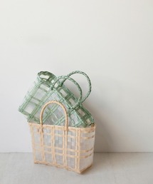 Bab | 【WEB限定】ナチュラルクリア編みミニバッグ(かごバッグ)