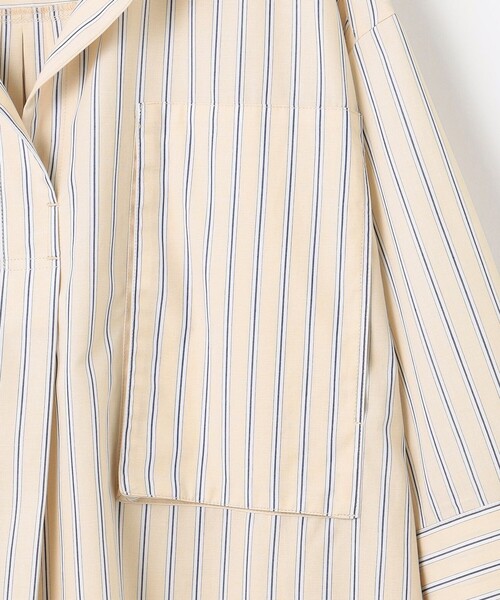 J.PRESS YORK STREET(ジェイプレスヨークストリート)の「【WOMEN】スキッパーシャツワンピース(シャツワンピース・レディース・ブルー系1/イエロー系1・F)」の5枚目の写真