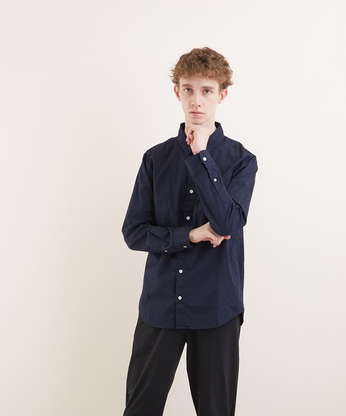 VIBGYOR(ヴィブジョー)の「【VIBGYOR BY AS】ナノファイン加工 レギュラーカラーシャツ(GW)(シャツ/ブラウス・メンズ・ホワイト/ブラック/ベージュ/ネイビー/カーキ/サックスブルー/ピンク/ワインレッド/ブラック系その他/ブルー系その他/ブラック系その他2/ブルー系その他2・LARGE/X-LARGE/MEDIUM)」の7枚目の写真