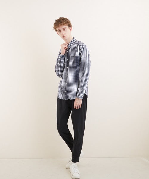 VIBGYOR(ヴィブジョー)の「【VIBGYOR BY AS】ナノファイン加工 レギュラーカラーシャツ(GW)(シャツ/ブラウス・メンズ・ホワイト/ブラック/ベージュ/ネイビー/カーキ/サックスブルー/ピンク/ワインレッド/ブラック系その他/ブルー系その他/ブラック系その他2/ブルー系その他2・LARGE/X-LARGE/MEDIUM)」の22枚目の写真