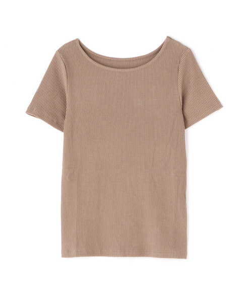 N.（N. Natural Beauty Basic）（エヌエヌナチュラルビューティーベーシック）の「三角テレコインナー（Tシャツ/カットソー・レディース・ホワイト/ブラック/ベージュ・MEDIUM）」の14枚目の写真