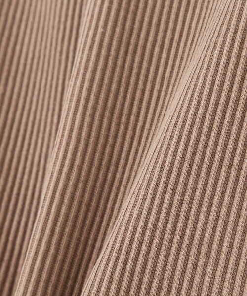 N.（N. Natural Beauty Basic）（エヌエヌナチュラルビューティーベーシック）の「三角テレコインナー（Tシャツ/カットソー・レディース・ホワイト/ブラック/ベージュ・MEDIUM）」の21枚目の写真