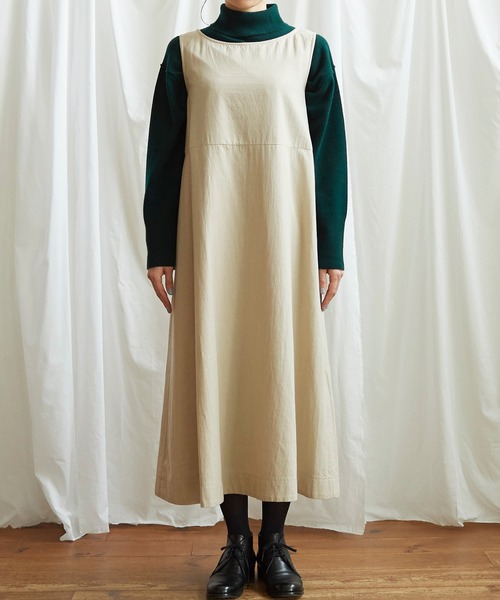 Lene(レネ)の「フラワーステッチ刺繍 セットアップワンピース(ワンピース・レディース・ベージュ/カーキ・FREE)」の20枚目の写真