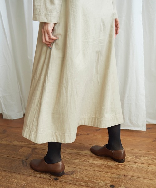 Lene(レネ)の「フラワーステッチ刺繍 セットアップワンピース(ワンピース・レディース・ベージュ/カーキ・FREE)」の21枚目の写真