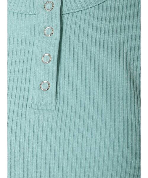 EVRIS（エヴリス）の「ヘンリークロップドTEE（Tシャツ/カットソー・レディース・ホワイト/ブラック/ブルー/パープル・FREE）」の9枚目の写真