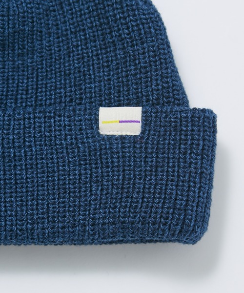 CIAOPANIC(チャオパニック)の「ワンポイントリブロールワッチキャップ/ニットキャップ/ビーニー(ニットキャップ/ビーニー・メンズ・ホワイト/ブラック/グレー/ブルー・FREE)」の8枚目の写真