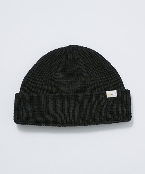 CIAOPANIC(チャオパニック)の「ワンポイントリブロールワッチキャップ/ニットキャップ/ビーニー(ニットキャップ/ビーニー・メンズ・ホワイト/ブラック/グレー/ブルー・FREE)」の13枚目の写真