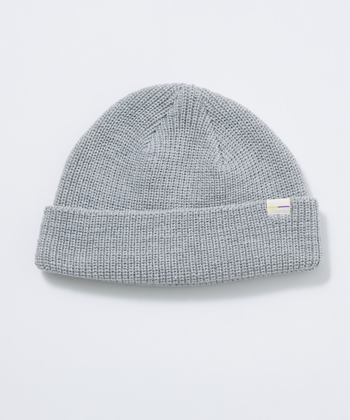 CIAOPANIC(チャオパニック)の「ワンポイントリブロールワッチキャップ/ニットキャップ/ビーニー(ニットキャップ/ビーニー・メンズ・ホワイト/ブラック/グレー/ブルー・FREE)」の12枚目の写真