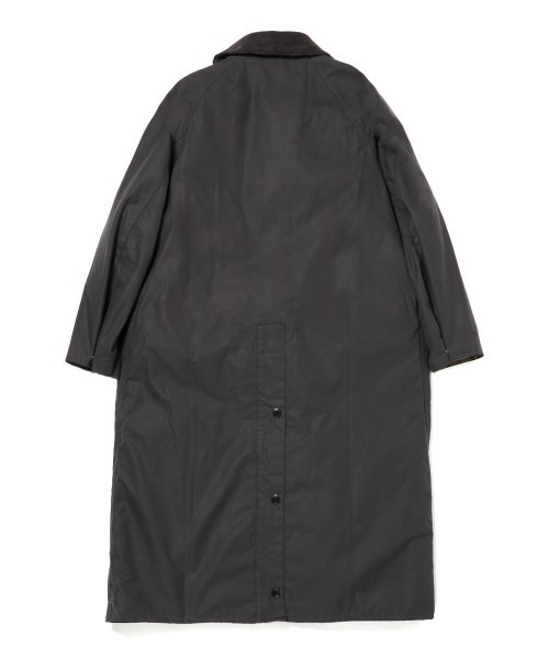 Barbour（バブアー）の「OVERSIZED WAX BURGHLEY（ステンカラーコート・メンズ・グレー/セージグリーン/ブラック・40/38/34/36）」の4枚目の写真