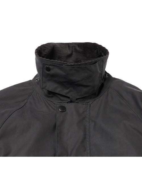 Barbour（バブアー）の「OVERSIZED WAX BURGHLEY（ステンカラーコート・メンズ・グレー/セージグリーン/ブラック・40/38/34/36）」の6枚目の写真