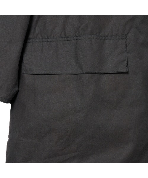 Barbour（バブアー）の「OVERSIZED WAX BURGHLEY（ステンカラーコート・メンズ・グレー/セージグリーン/ブラック・40/38/34/36）」の10枚目の写真