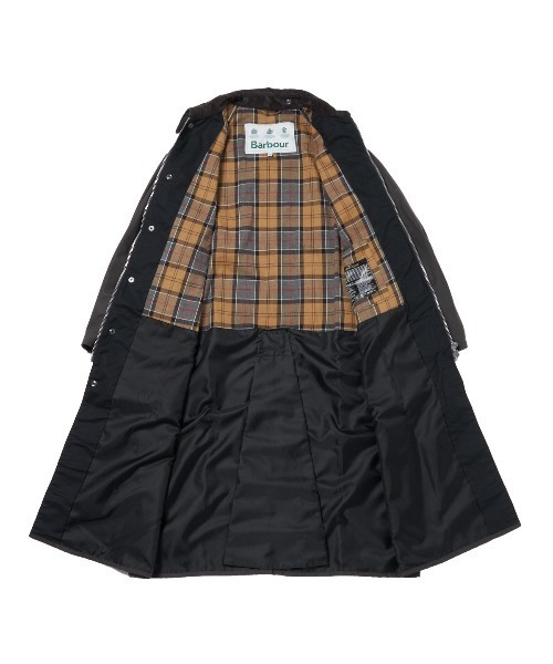 Barbour（バブアー）の「OVERSIZED WAX BURGHLEY（ステンカラーコート・メンズ・グレー/セージグリーン/ブラック・40/38/34/36）」の12枚目の写真