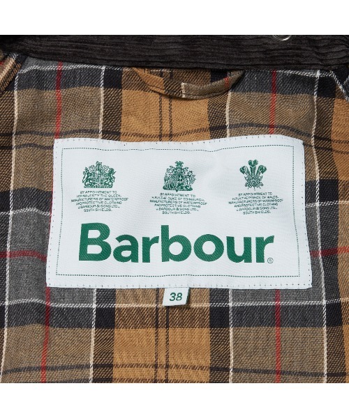 Barbour（バブアー）の「OVERSIZED WAX BURGHLEY（ステンカラーコート・メンズ・グレー/セージグリーン/ブラック・40/38/34/36）」の13枚目の写真