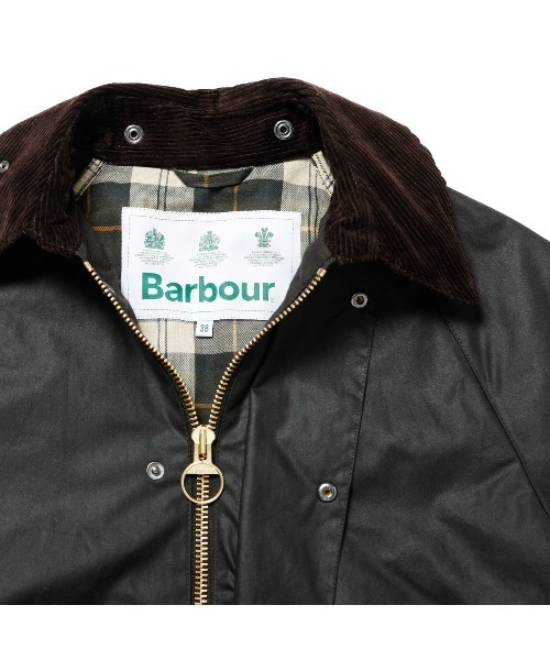 Barbour（バブアー）の「OVERSIZED WAX BURGHLEY（ステンカラーコート・メンズ・グレー/セージグリーン/ブラック・40/38/34/36）」の18枚目の写真