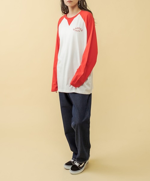 RASVOA(ラスボア)の「OneWashハイウエストストレート配色ステッチデニム(デニムパンツ・レディース・ブラック/ネイビー・S/M)」の18枚目の写真