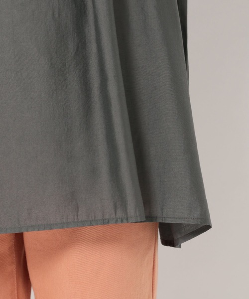 mysty woman（ミスティウーマン）の「レイヤードチュニックシャツ 229077（シャツ/ブラウス・レディース・オフホワイト/チャコール/イエロー系・FREE）」の14枚目の写真