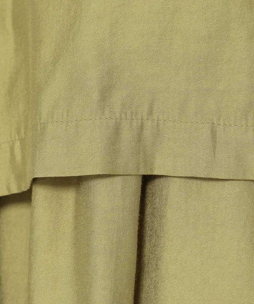 mysty woman（ミスティウーマン）の「レイヤードチュニックシャツ 229077（シャツ/ブラウス・レディース・オフホワイト/チャコール/イエロー系・FREE）」の12枚目の写真