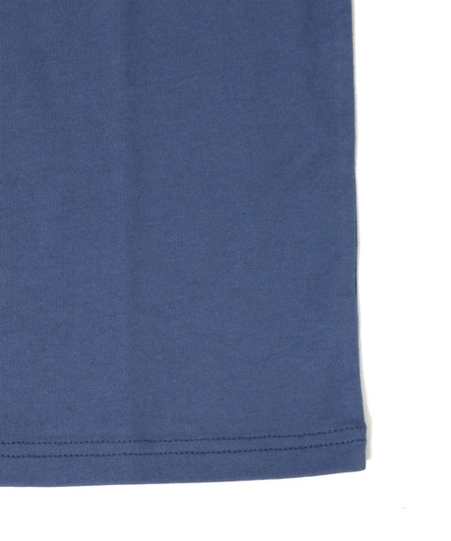 GLAZOS（グラソス）の「タフ天竺・ドロップショルダーポケットプリント長袖Ｔシャツ（Tシャツ/カットソー・キッズ・ホワイト/ブラック/グレー/ブルー・130cm/140cm/150cm/160cm/170cm）」の15枚目の写真