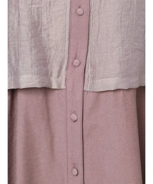 merry jenny(メリージェニー)の「シアースクエアカラーワンピース(ワンピース・レディース・アイボリー/ブラック/ラベンダー・FREE)」の8枚目の写真