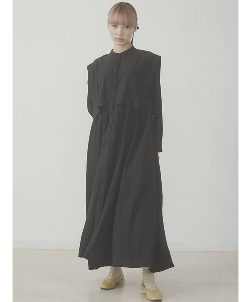 merry jenny(メリージェニー)の「シアースクエアカラーワンピース(ワンピース・レディース・アイボリー/ブラック/ラベンダー・FREE)」の22枚目の写真