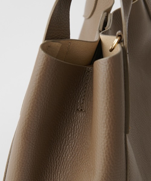 RIVE DROITE（リヴドロワ）の「【PIENNE(ピエンヌ)】レザートートL（トートバッグ・レディース・ブラック/ライトグレー/グレー系その他・L）」の20枚目の写真