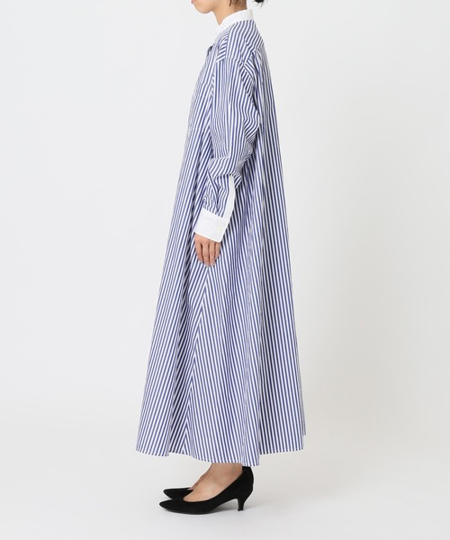 JOURNAL STANDARD relume（ジャーナルスタンダード　レリューム）の「タイプライタークレリックフレアワンピース◆（ワンピース・レディース・レッド/ブルー・FREE）」の7枚目の写真