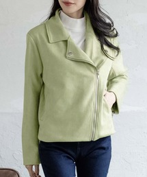 フェイクスエードライダースジャケット・アウター/21630