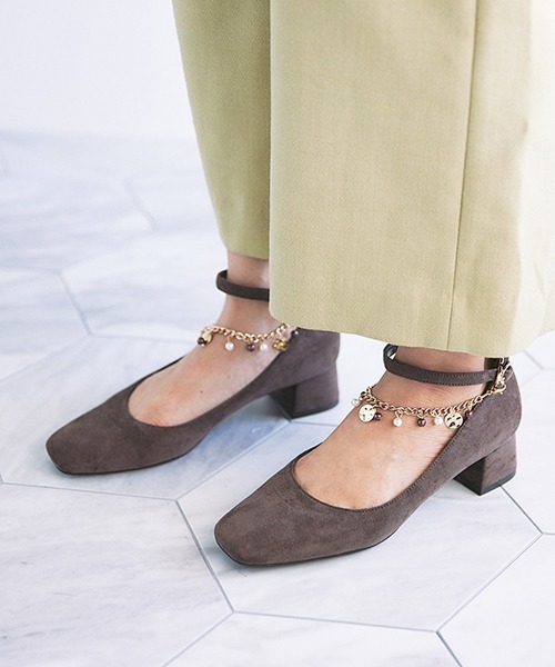 【セール】2wayチェーンストラップパンプス(20442700)JELLY BEANS(ジェリービーンズ)（パンプス）｜JELLY