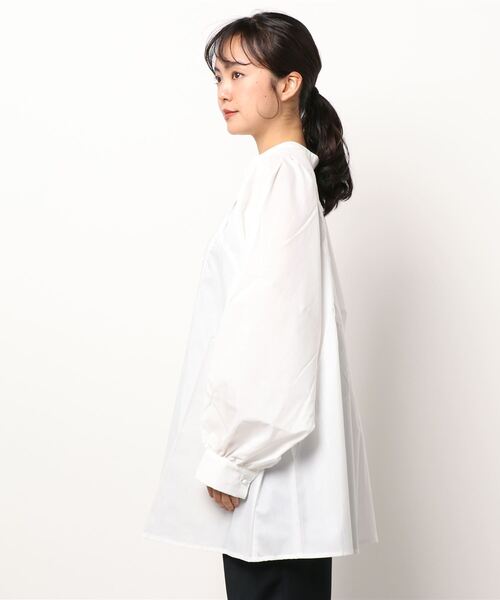210nouve(トゥージュヌーブ)の「2WAYボリュームスリーブギャザーブラウス(シャツ/ブラウス・レディース・ホワイト/カーキ/ブラウン/ブラック・FREE)」の5枚目の写真