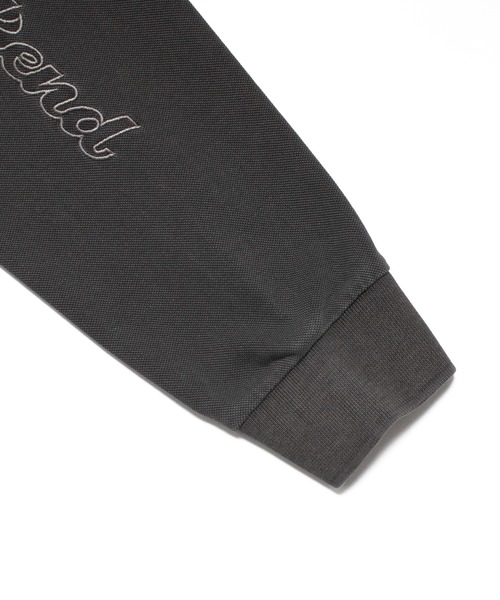 FTW（エフティダブリュー）の「PIGMENT DYEING L/S POLO（ポロシャツ・メンズ・ホワイト/チャコール・MEDIUM/LARGE）」の16枚目の写真