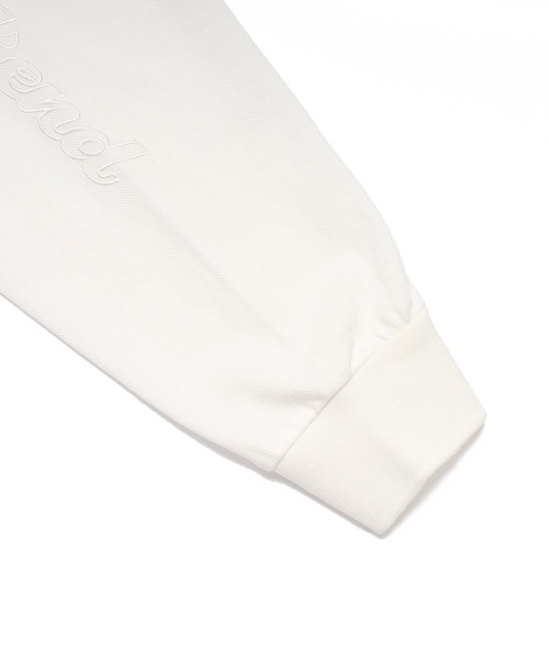 FTW（エフティダブリュー）の「PIGMENT DYEING L/S POLO（ポロシャツ・メンズ・ホワイト/チャコール・MEDIUM/LARGE）」の8枚目の写真