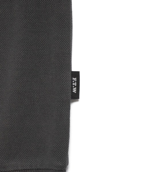 FTW（エフティダブリュー）の「PIGMENT DYEING L/S POLO（ポロシャツ・メンズ・ホワイト/チャコール・MEDIUM/LARGE）」の7枚目の写真