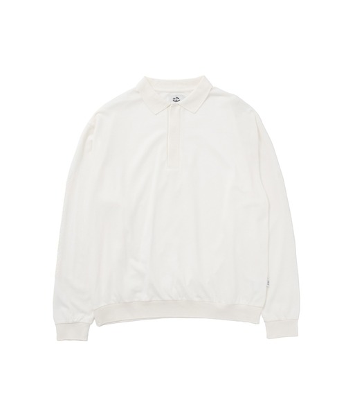 FTW（エフティダブリュー）の「PIGMENT DYEING L/S POLO（ポロシャツ・メンズ・ホワイト/チャコール・MEDIUM/LARGE）」の20枚目の写真