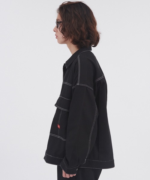 Dickies(ディッキーズ)の「Dickies/ディッキーズ ビックポケットオーバーサイズワークブルゾン(ブルゾン・メンズ・ベージュ/アイボリー/ブラック・M/XL/L)」の19枚目の写真